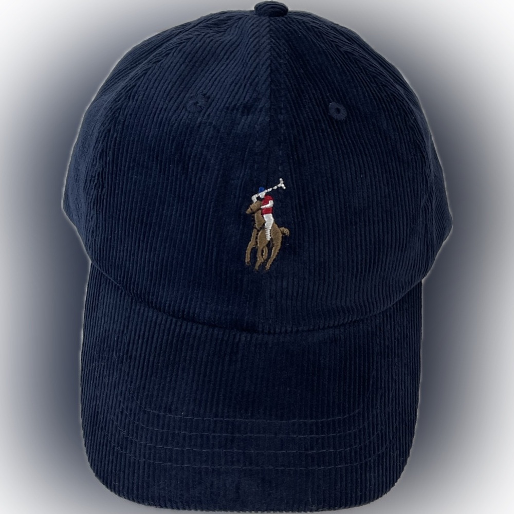Polo by Ralph Lauren Navy Blue Corduroy Hat